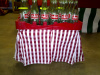 Coke Bottle toss game