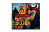 Superheros on Dino Slide