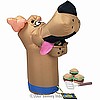 Scooby Doo Hamburger toss