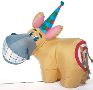 4' Inflatable Pin the tail on the Donkey